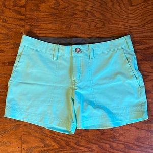 Patagonia Women's Happy Hike Shorts 0 Mint Green